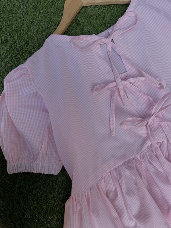 Baby Pink Tie Top - Image 4