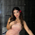 Peach Moonlight Party Dress ( sleeveless)