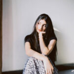 Black Petal Skirt